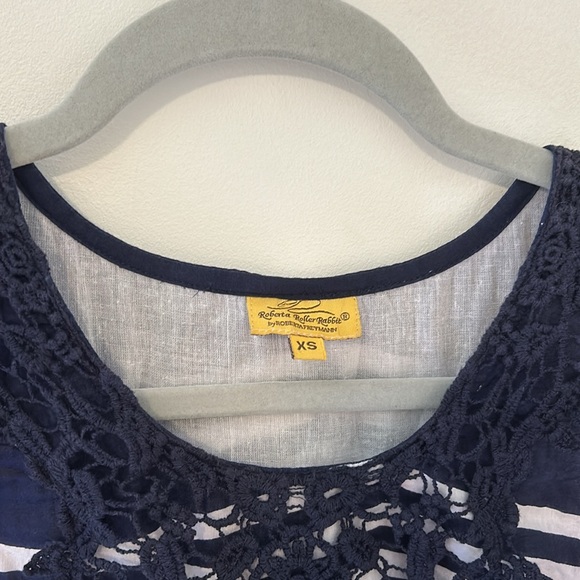 Adorable Roberta Roller Rabbit Printed Cotton Sleeveless Mini Dress - Picture 5 of 10